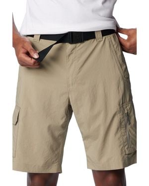 Columbia Ridge Utility Cargo Short Polyester Knee-Length Shorts - Natural