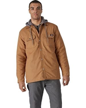 Dickies Duck Shirt Jacket Cotton - Brown
