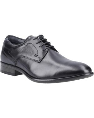 Pod Carl Leather Lace-Up Shoes - Grey