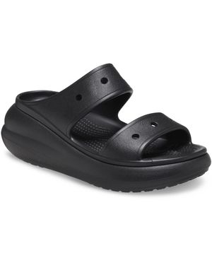 Crocs™ Classic Crush Synthetic Sandals - Black