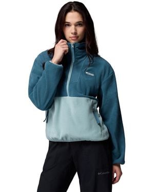 Columbia Sequoia Grove 1/2 Zip Fleece Jackets - Blue