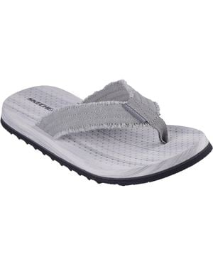 Skechers Tantric Fritz 205098-Gry Slip On Shoe - Grey