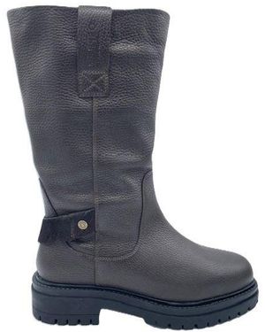 Osprey The Gabarron Leather Chocolate Boots - Blue