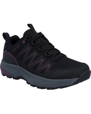 Hi-Tec Stealth Low Synthetic Hiking Boots - Black