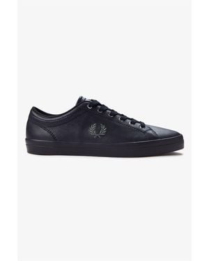 Fred Perry Baseline Scarpe Da Ginnastica Nere Da Uomo - Blu