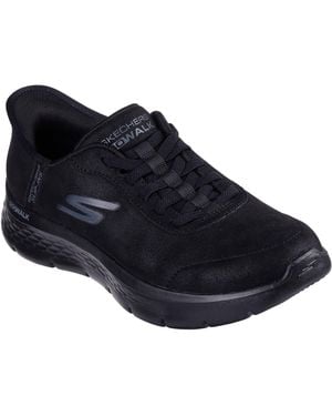Skechers Go Walk Flex Mali Textile Trainers - Blue