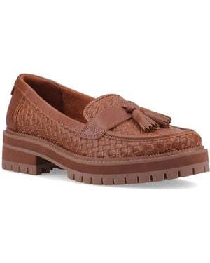 TOMS Cara Woven Mocassins - Marron