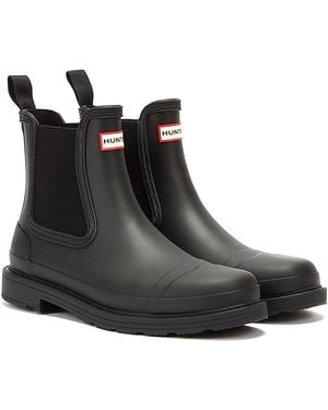 HUNTER Chelsea Boots - Black