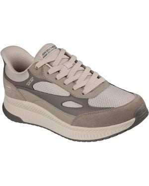 Skechers Bobs Squad 4 Core Look /Multi Pu/Mesh Trainers - Grey