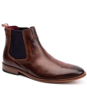 Base London Scout Leather Burnt Boots - Brown