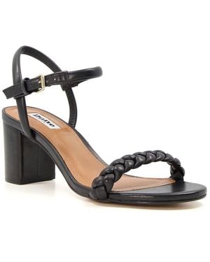 Dune Jaslyn Leather Heels - Black