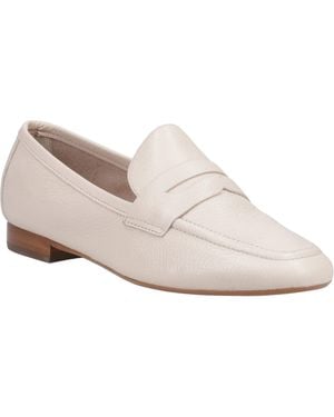 Dune Gianetta Penny Loafers - White