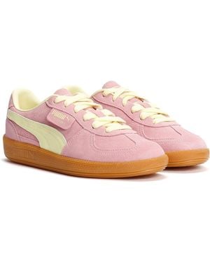 PUMA Palermo Wildleder Pinke Sneaker