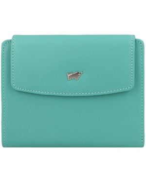 Braun Büffel Joy Geldbörse Rfid Schutz Leder 12 Cm Für Damen - Grün