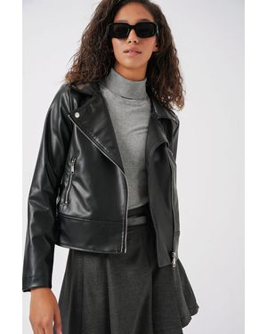Bigdart 1044 Kunstlederjacke – Für Damen - Schwarz