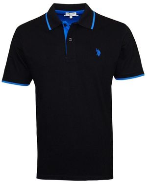 U.S. POLO ASSN. Neues Fashion-Poloshirt Style Owner Polohemd Für Herren - Schwarz