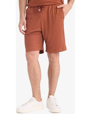 Defacto Regular Fit All-Directional Stretching Crinkle Bermuda Shorts E0980Ax25Sm Für Herren - Orange