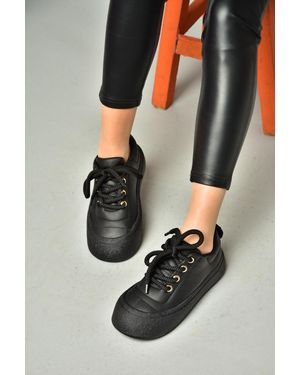Fox Shoes 09 Schwarze Sneakers Für Damen