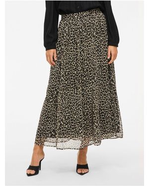 Vila Maxirock Vifalia High Waist Für Damen - Grün