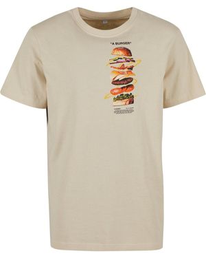 Mister Tee A Burger Tee Für Herren - Natur