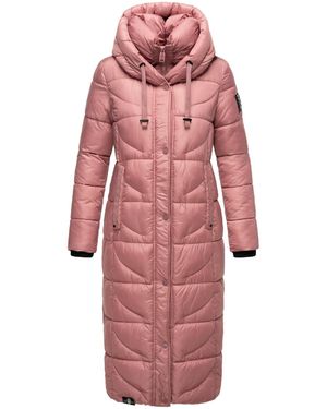 Navahoo Steppmantel Waffelchen Für Damen - Rot