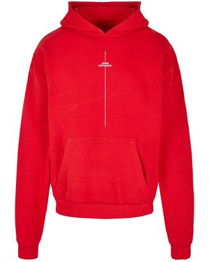 Merchcode Think Different – Ultraschwerer Kapuzenpullover Für Herren - Rot