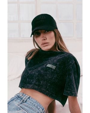 Trendyol X Sagaza Studio Schwarze Kappe Mit Stickereidetail Für Damen - Grün