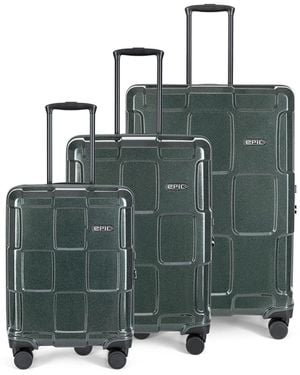 Epic Crate Reflex 4-Rollen Kofferset 3Tlg. Für Herren - Grün