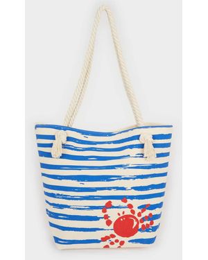 Defacto Strandtasche E7396Axns Für Damen - Blau