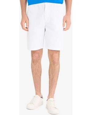 Defacto 100% Baumwolle Regular Fit Bermuda Shorts Für Herren - Weiß