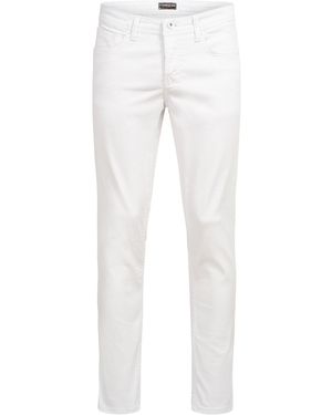 Alessandro Salvarini A. Salvarini Designer Jeans Hose Basic Stretch Jeanshose Regular Slim Neu Für Herren - Weiß
