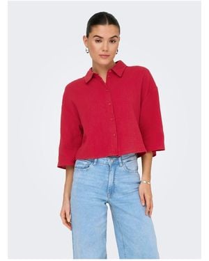 Jdy Hemd Theis Hemd Für Damen - Rot