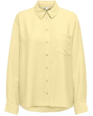 ONLY Hemd Onllino Hemd Für Damen - Gelb