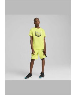 PUMA Active Sports Grafik-T-Shirt Für Herren - Mettallic