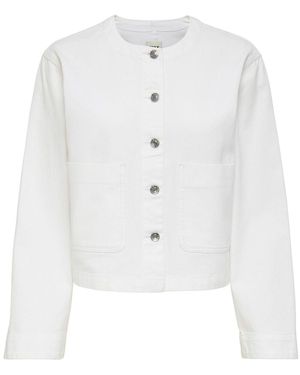 ONLY Jeansjacke Onlpalma Jeansjacke Für Damen - Weiß