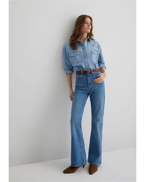 Mavi Indigoblaue Jeanshose
