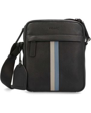 Picard Horizon Mini Bag Umhängetasche Leder 17 Cm Für Herren - Schwarz