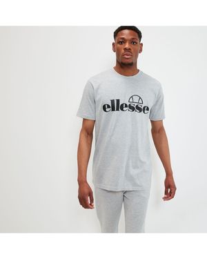 Ellesse Graues Marl-T-Shirt Für Herren - Blau