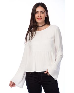 Koton Weiße Bluse Für Damen