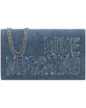 Love Moschino Smart Daily Umhängetasche 22 Cm Für Damen - Blau