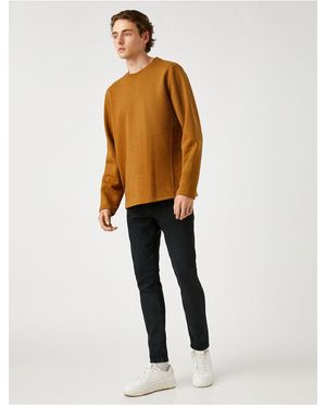 Koton Schwarze Jeans Für Herren - Weiß