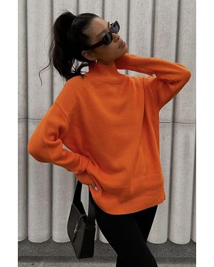 Madmext Mad Girls Rollkragenpullover Mg1252 Für Damen - Orange