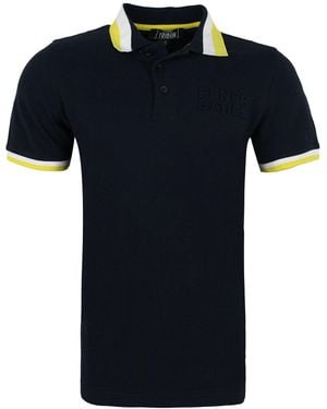 Fenerium Fenerbahçe Marineblau Tribüne Prägung Poloshirt Für Herren - Schwarz