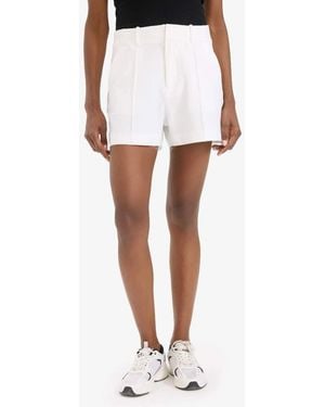 Defacto Fit Standard Fit Webshorts E2543Ax25Sm Für Damen - Weiß