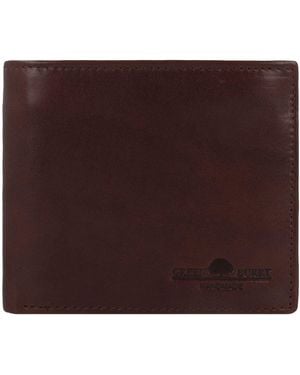 Greenburry Newport Geldbörse Rfid Schutz Leder 11 Cm Für Herren - Braun