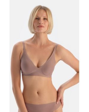 Dagi Nerz 1123Kc – Bh Ohne Bügel Und Ohne Nähte Für Damen - Braun