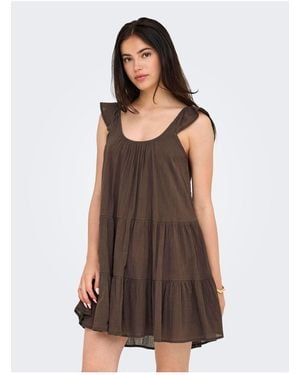 ONLY Kleid Onlnabila Kurzes Kleid Für Damen - Braun