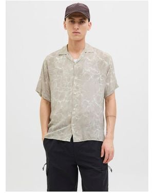 Jack & Jones Hemd Wide Fit Hemd Für Herren - Weiß
