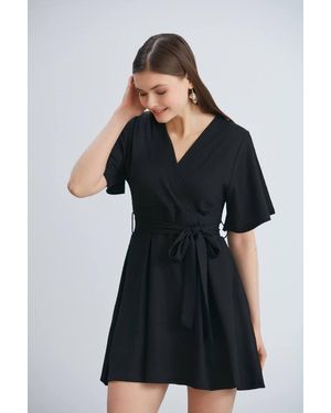ZF BUTİK Shorts-Rock-Kleid Für Damen - Schwarz