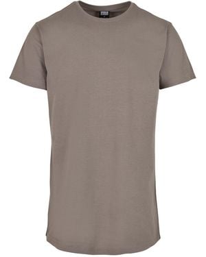 Urban Classics Shaped Long Tee Für Herren - Braun